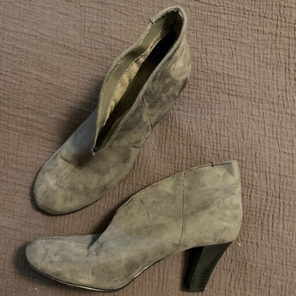 Suede Booties